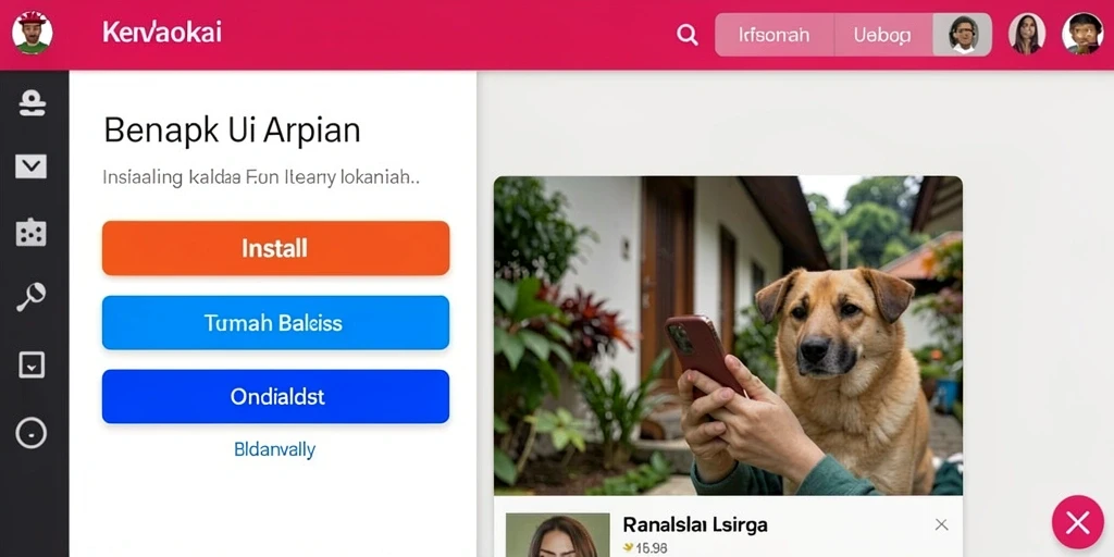 Tampilan antarmuka yang menarik dan ramah pengguna.