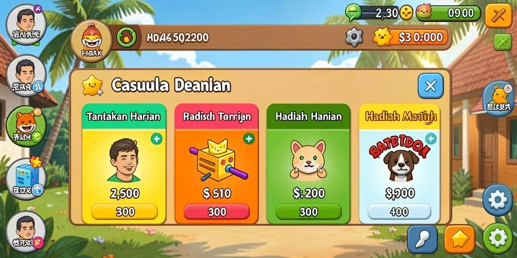 Screenshot menunjukkan tampilan antarmuka yang menarik dan ramah pengguna.
