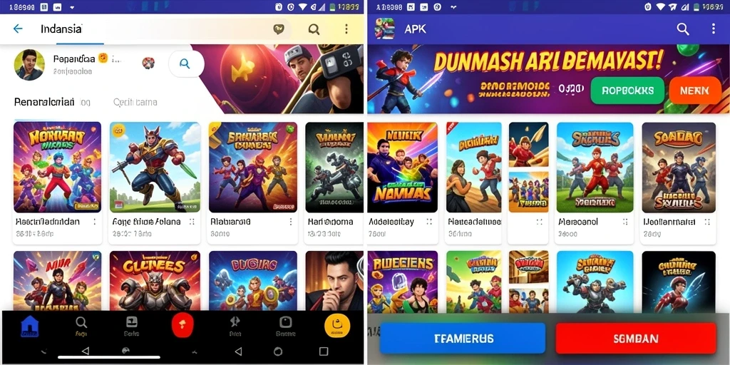 Screenshot menunjukkan karakter utama dalam pertempuran.