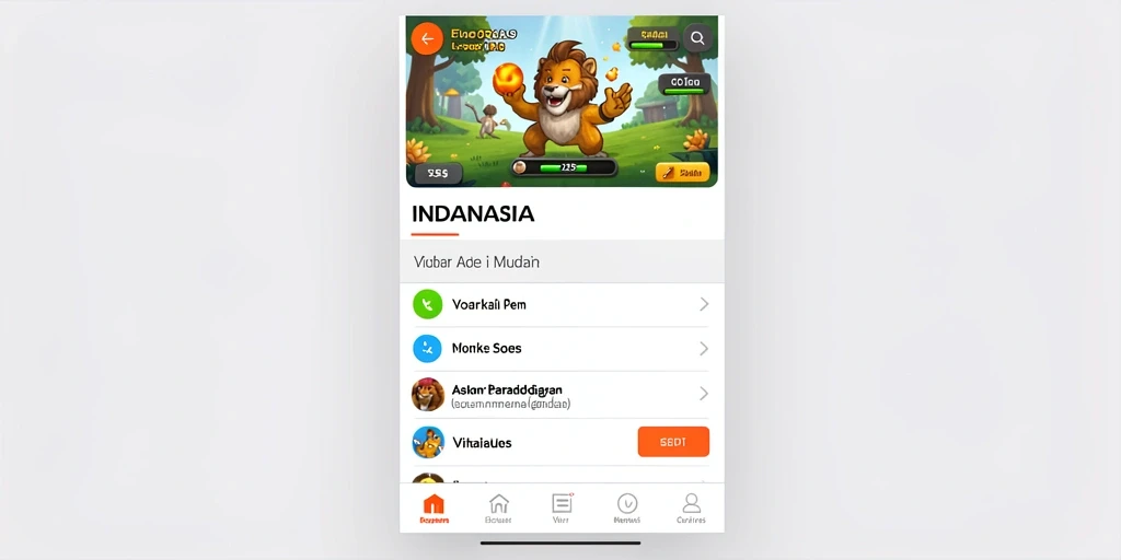 Tampilan antarmuka pengguna yang intuitif.