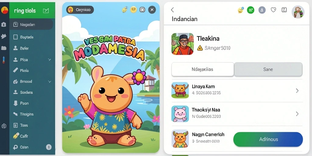 Tampilan antarmuka yang menarik dan mudah digunakan.