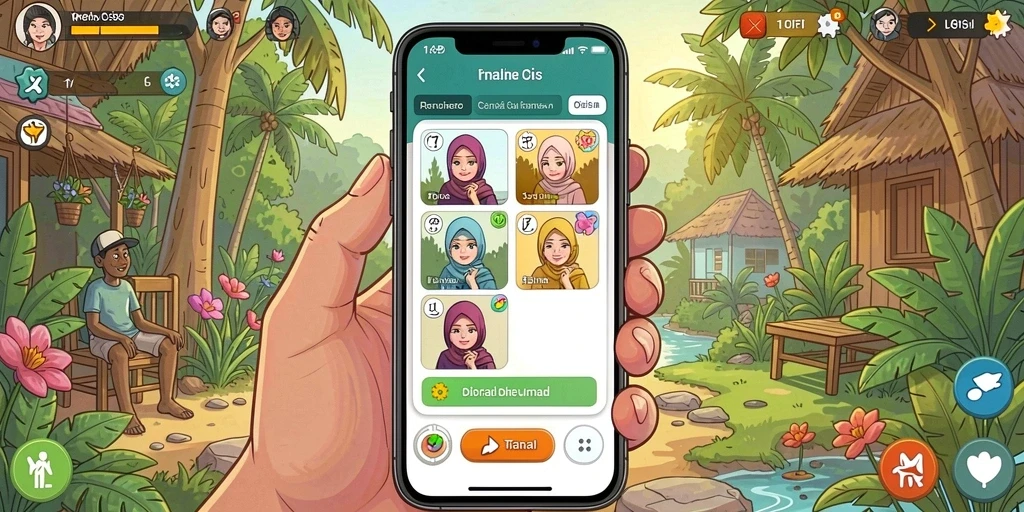 Tampilan antarmuka yang ramah pengguna.